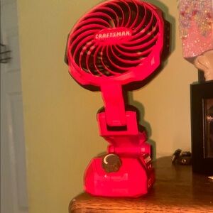 Craft Red Portable Fan